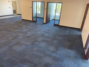 new flooring in office 